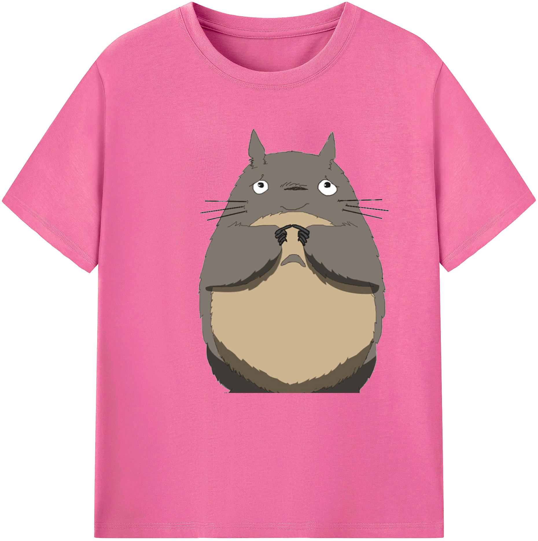 （画像用） となりのトトロ 草壁メイ 草壁サツキ My Neighbor Totoro Satsuki Kusakabe Mei Kusakabe レディースカジュアルプリントTシャツ（綿100％）